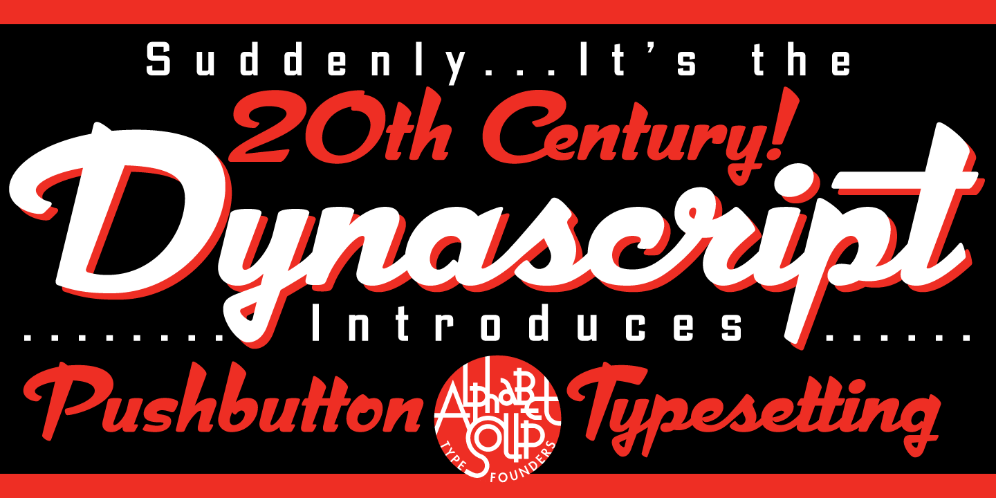 Dynascript Font Poster #1