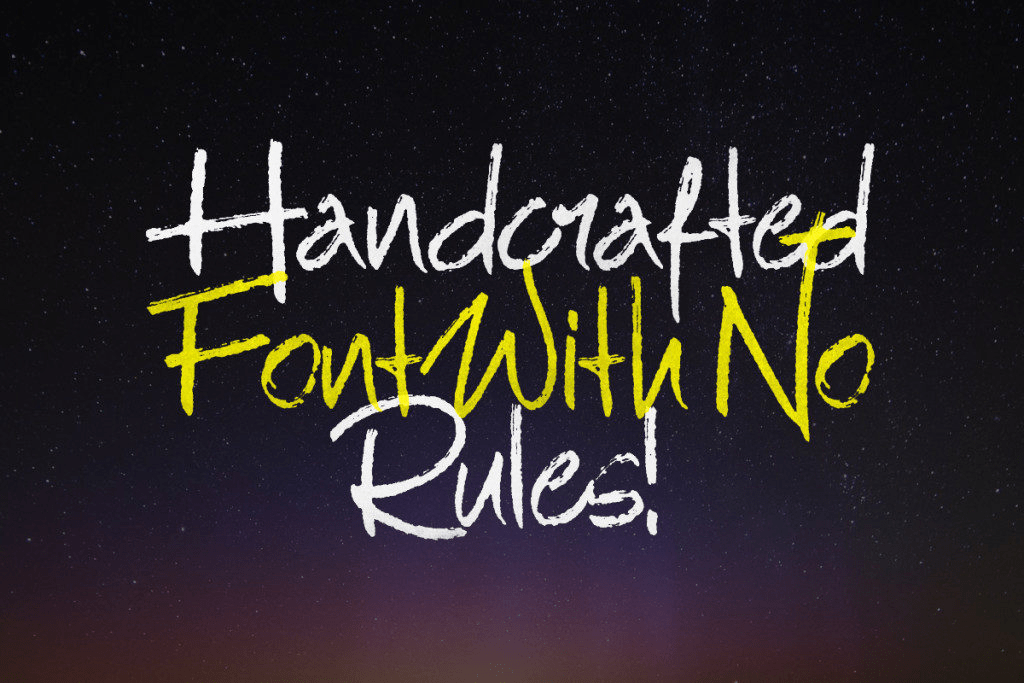Rock Out! Font Poster #1