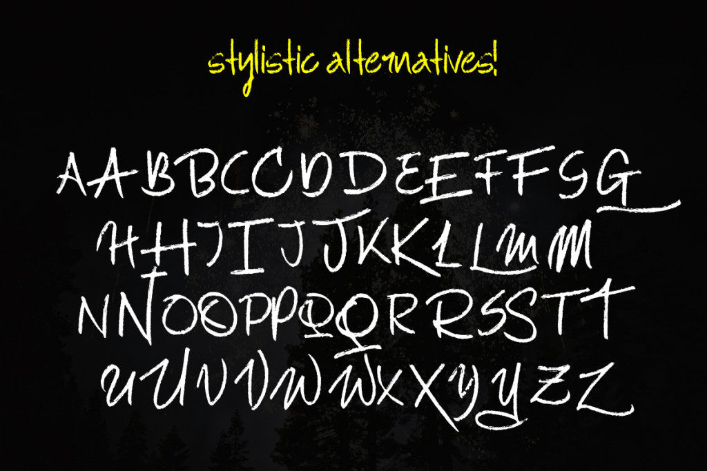 Rock Out! Font Poster #1