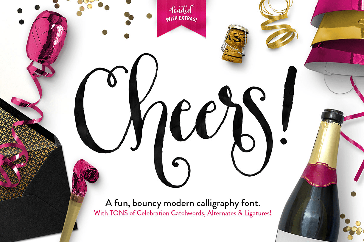 Cheers Font Poster #1