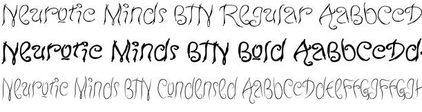 Neurotic Minds BTN Font Family Poster