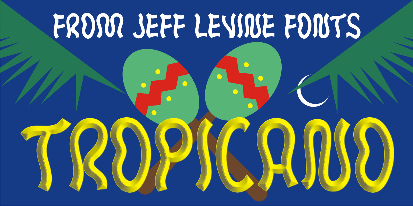 Tropicano Font Poster #1