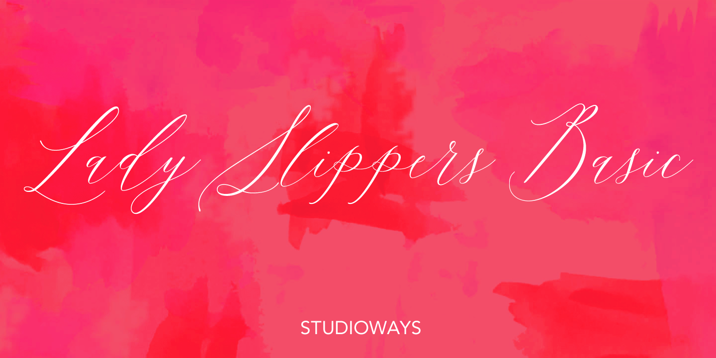 Lady Slippers Basic Font Poster #1
