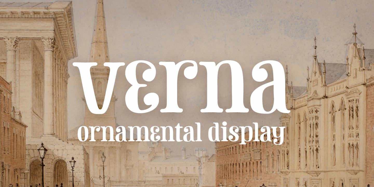 Verna Font Family Poster