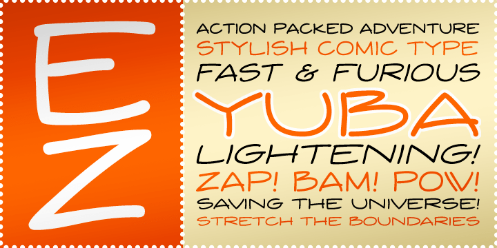 Yuba BTN Font Family Poster