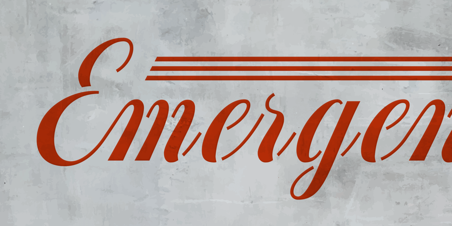 Concrete Stencil & Stencilled Font Poster #8