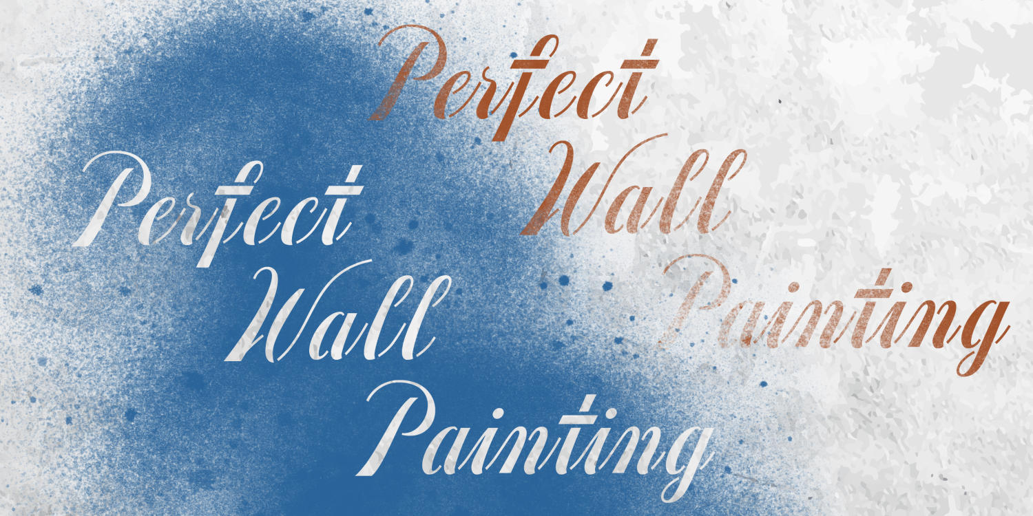 Concrete Stencil & Stencilled Font Poster #9