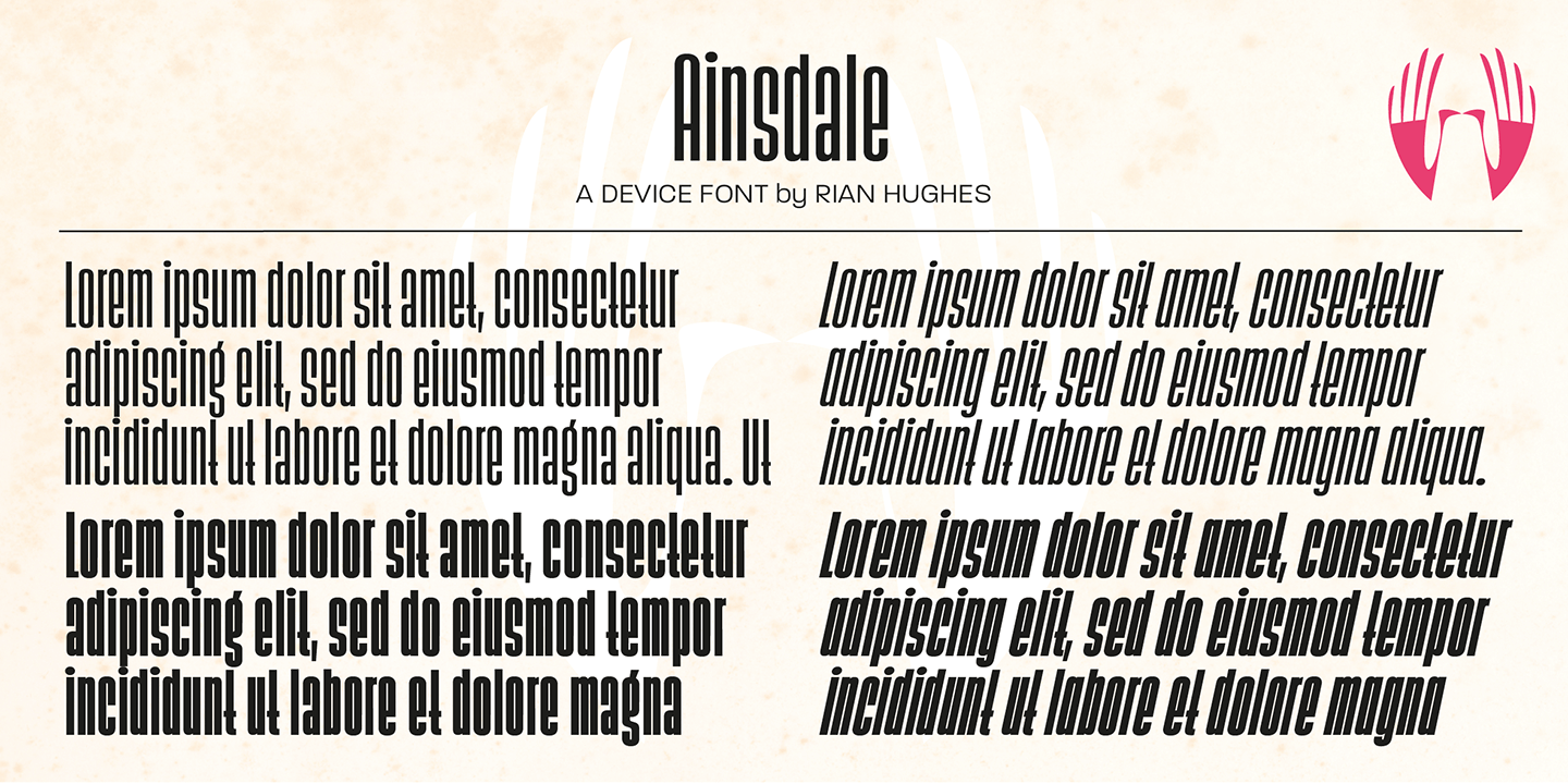 Ainsdale Font Poster #3