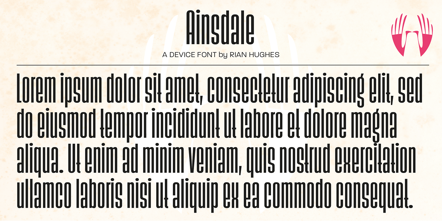 Ainsdale Font Poster #4
