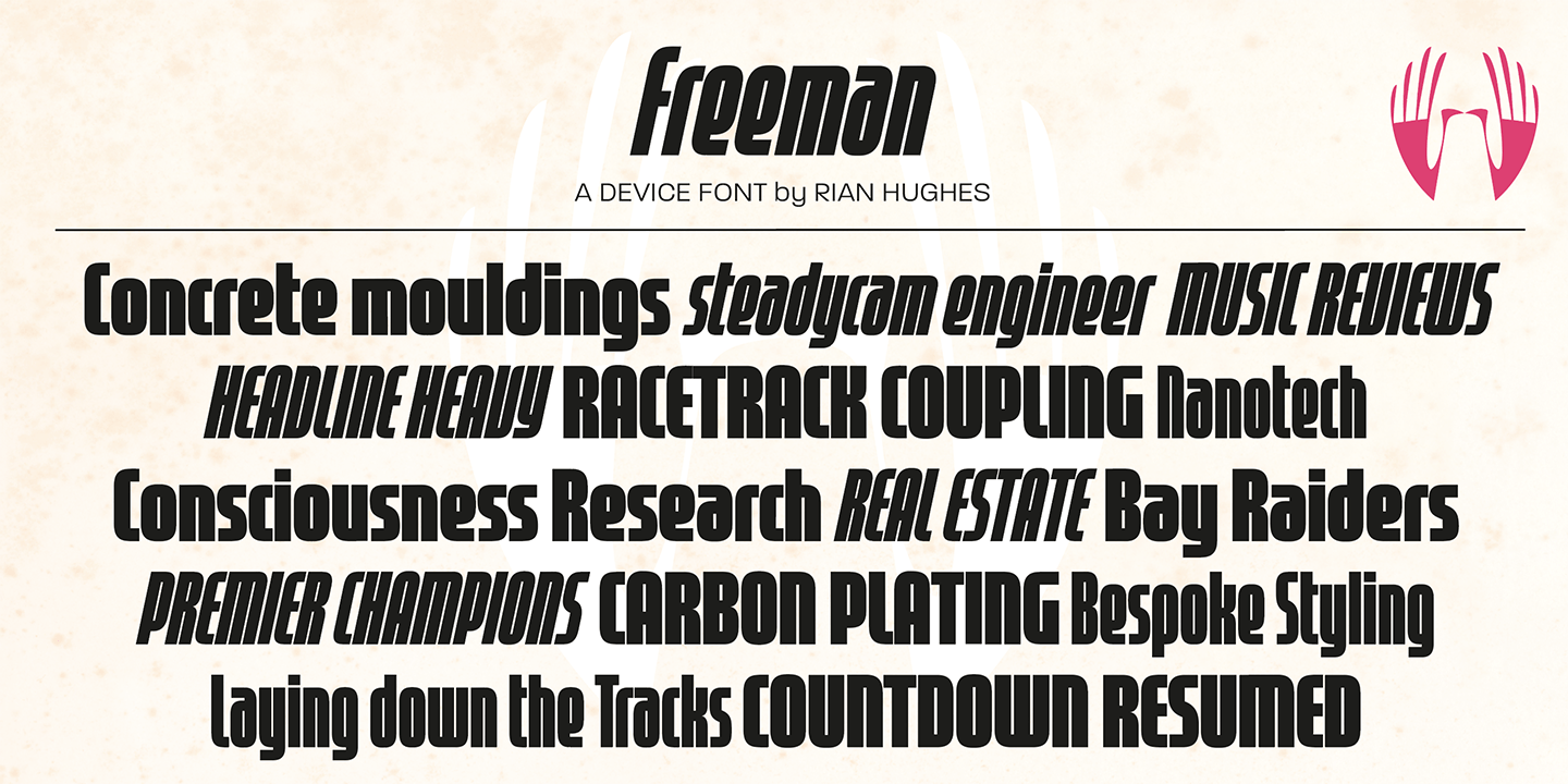 Freeman Font Poster #1