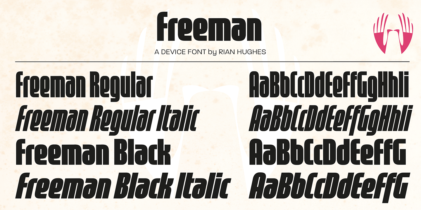 Freeman Font Poster #1
