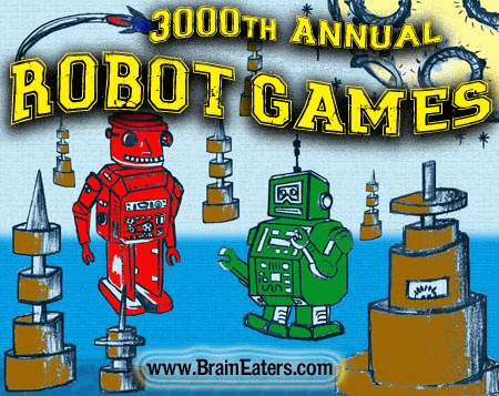 Robot Games Font Poster #1