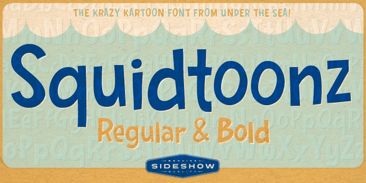 Squidtoonz Font Poster #1