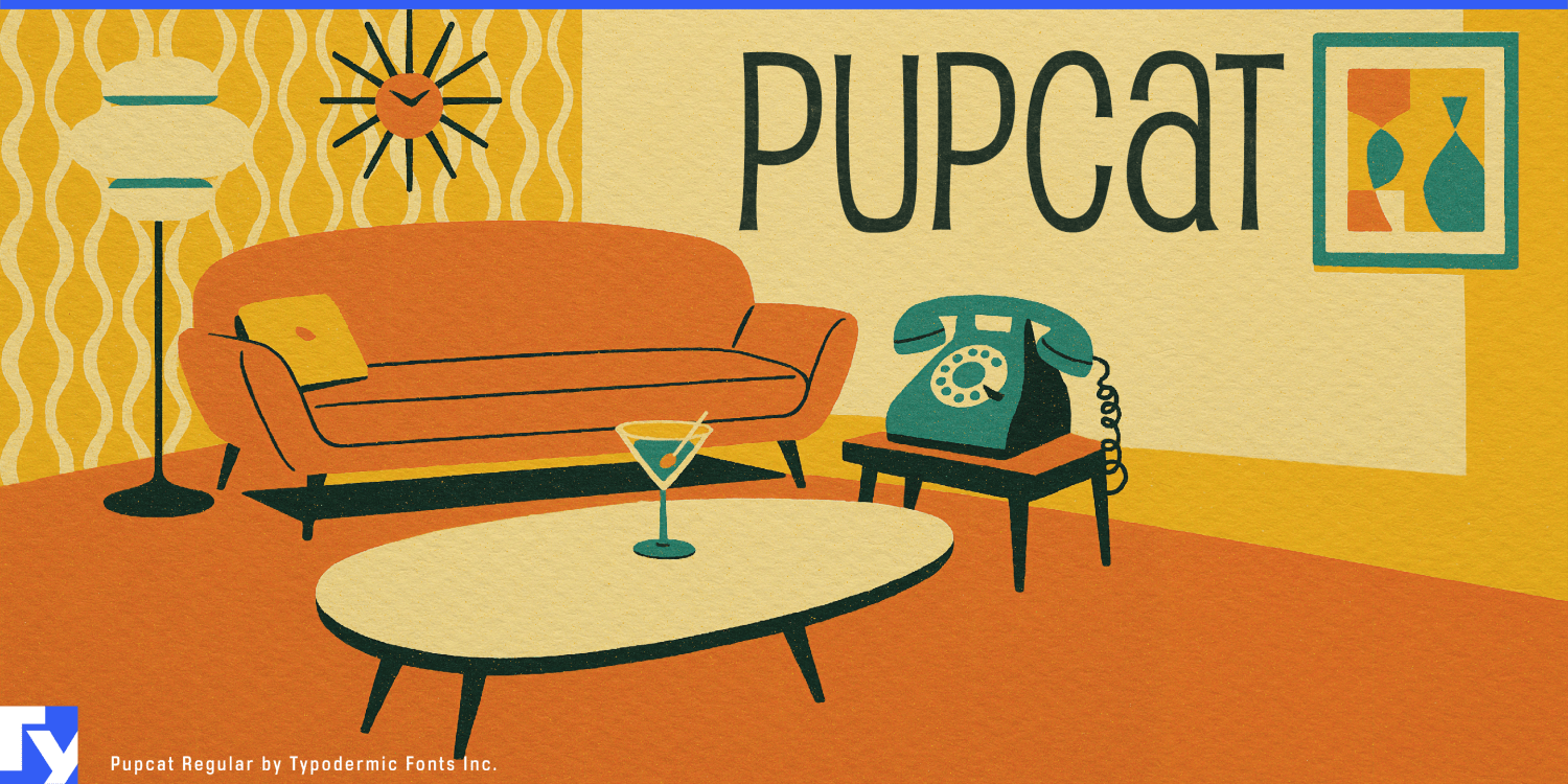 Pupcat Rg Font Poster #1