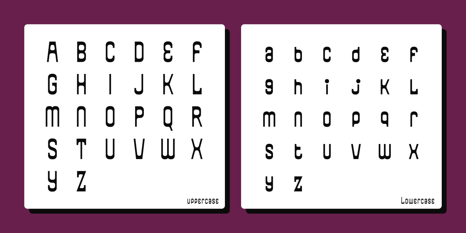 African Elephant Trunk Font Poster #6