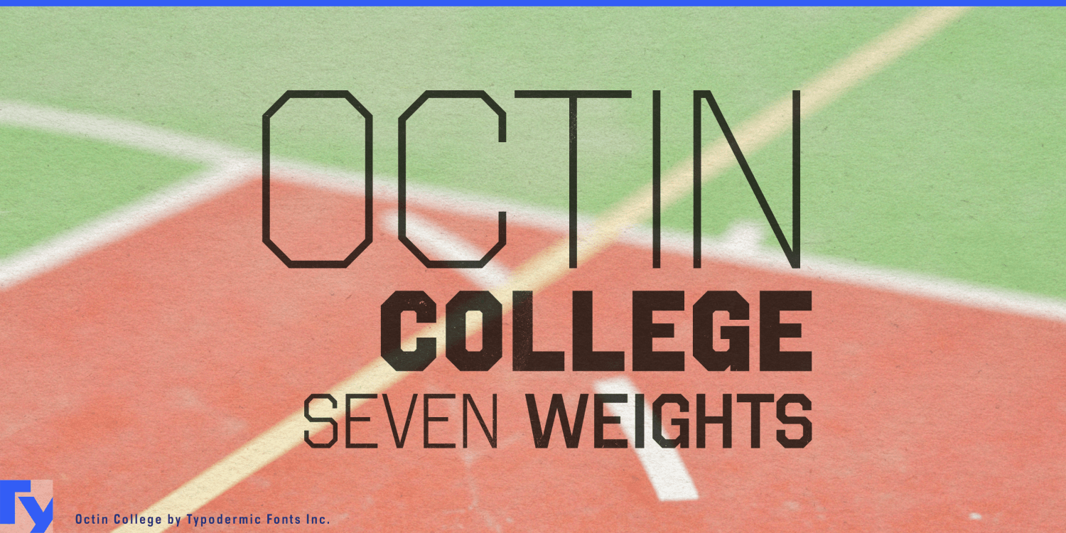 Octin College Font Poster #1