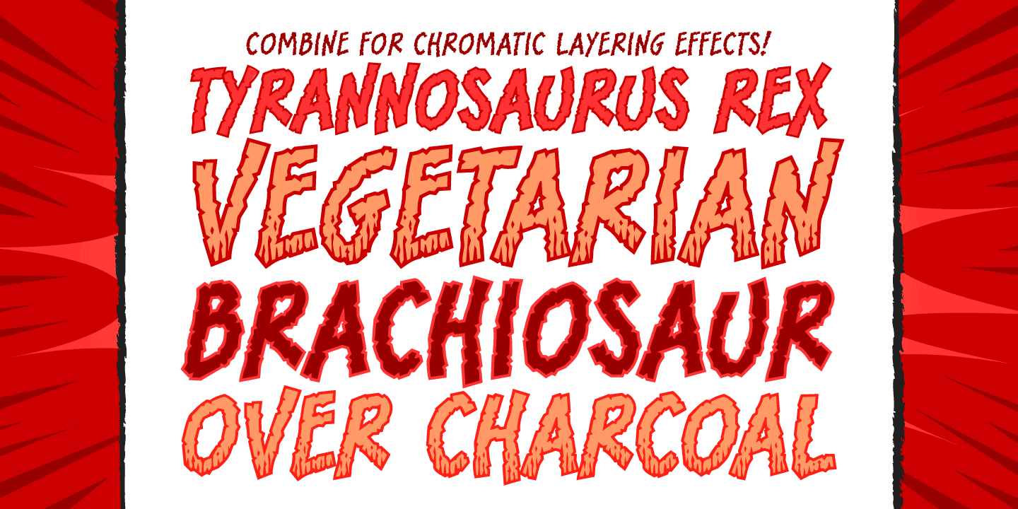 Bronto Burger Font Poster #1