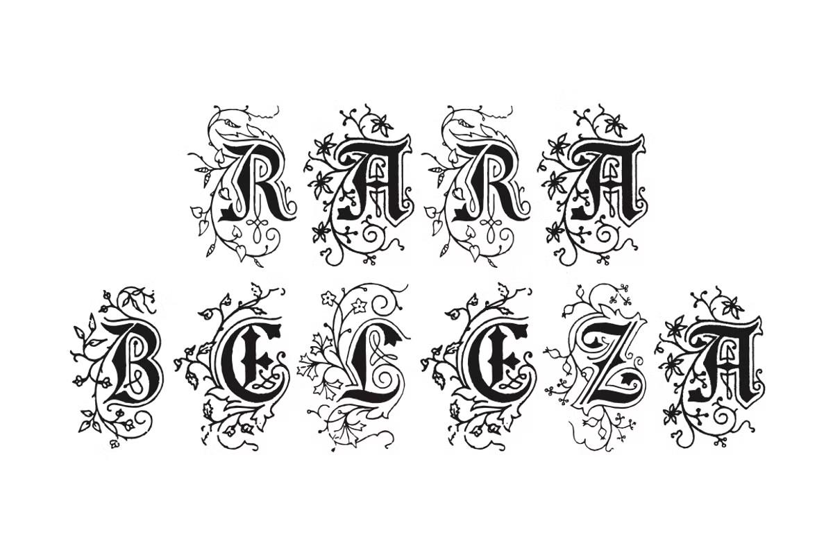 Rara Beleza Font Poster #1