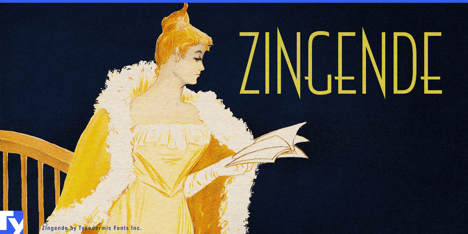 Zingende Font Poster #1