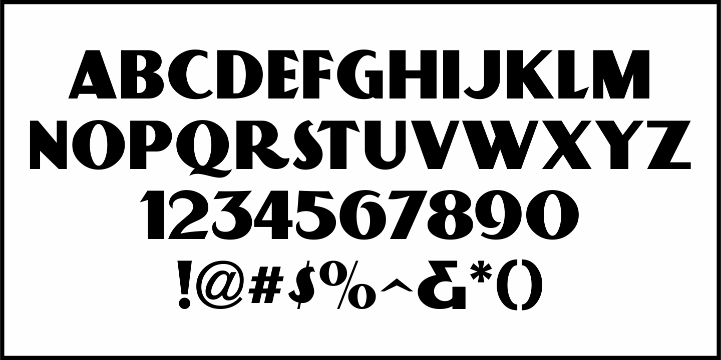 Movie Production Font Poster #3