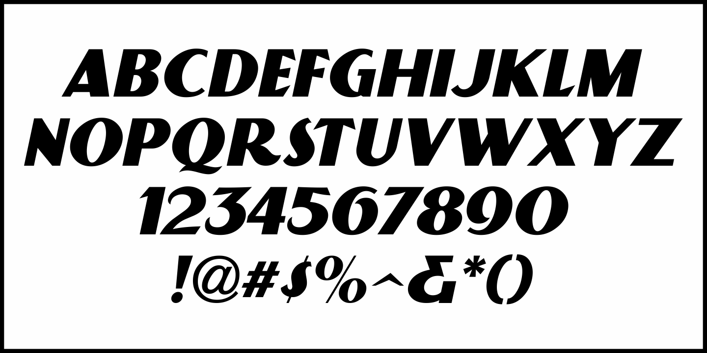 Movie Production Font Poster #5