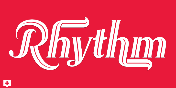 Rhythm Font Poster #1