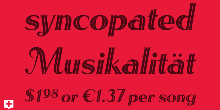 Rhythm Font Poster #1