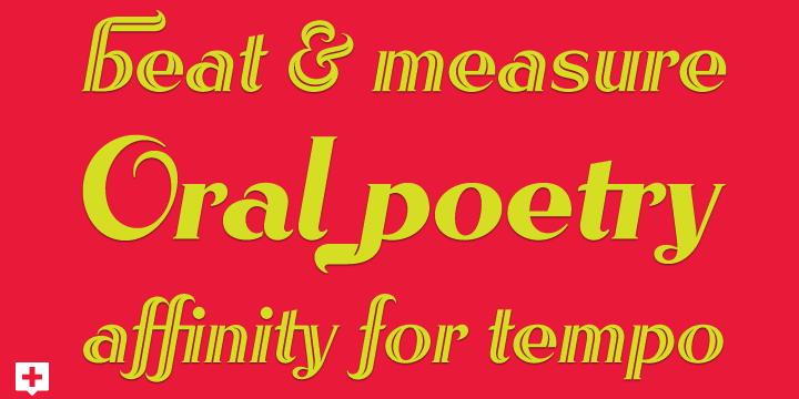 Rhythm Font Poster #1
