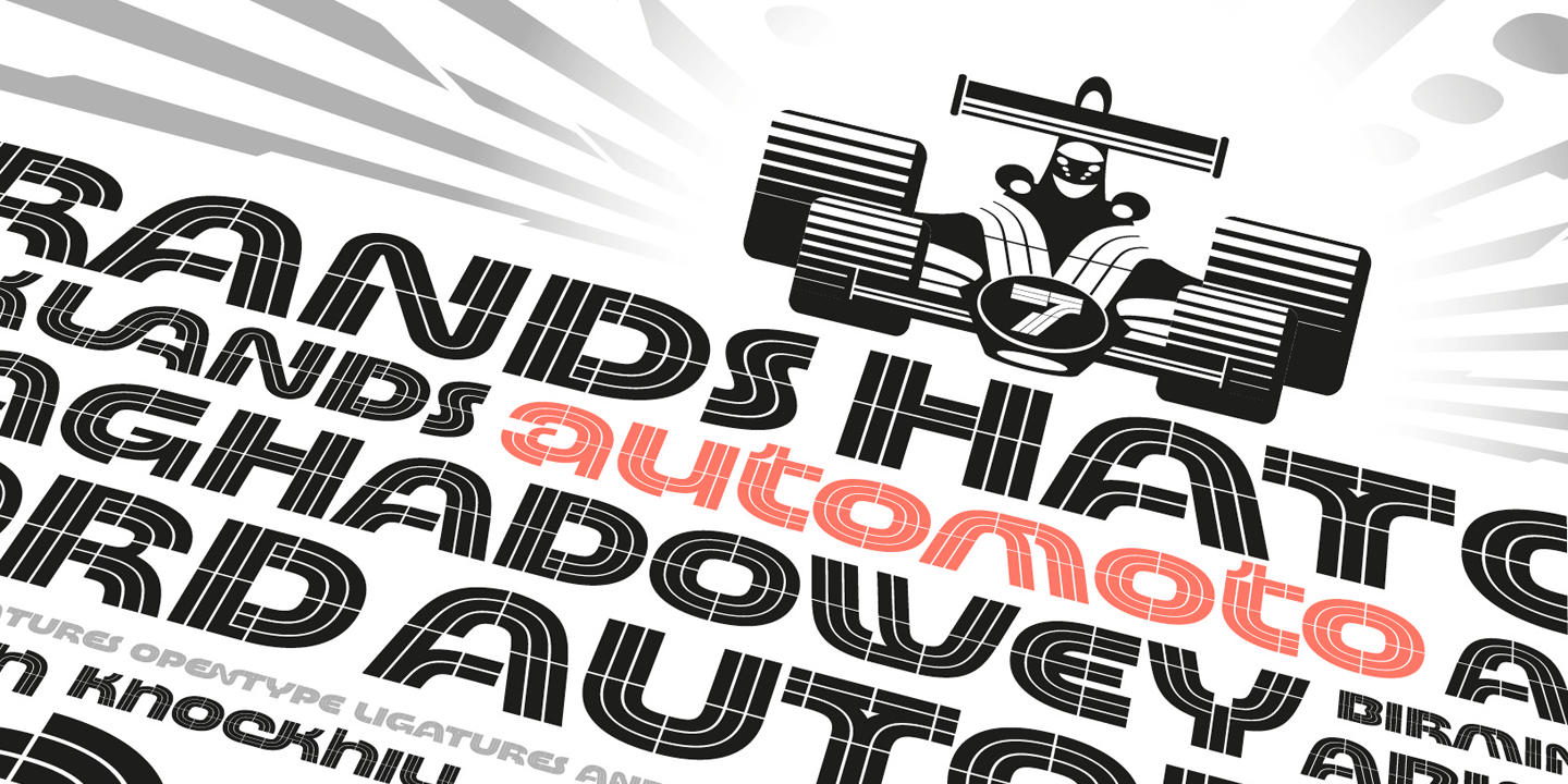 Automoto Font Poster #1
