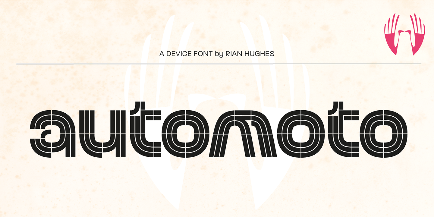 Automoto Font Poster #1