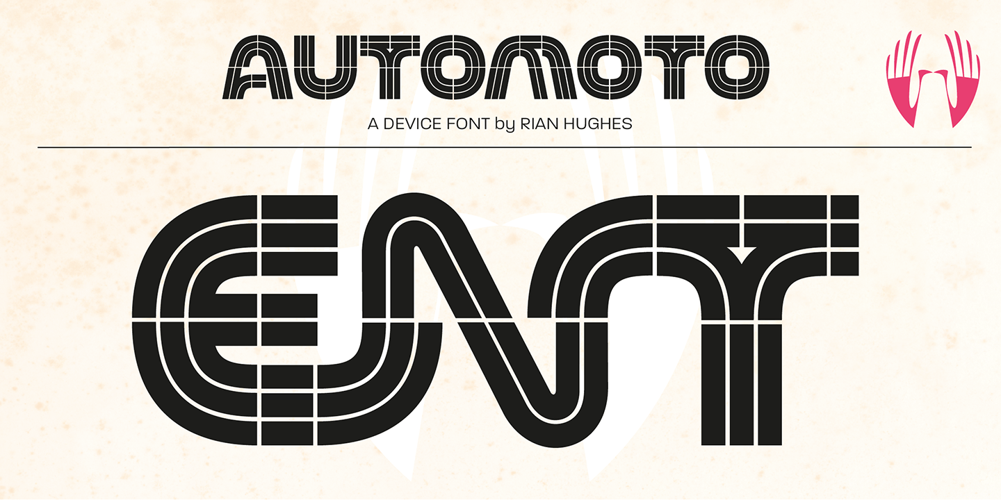 Automoto Font Poster #1