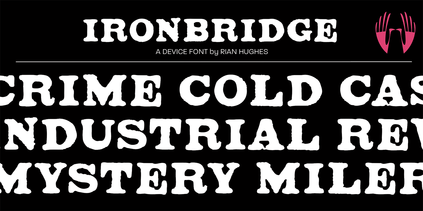 Ironbridge Font Poster