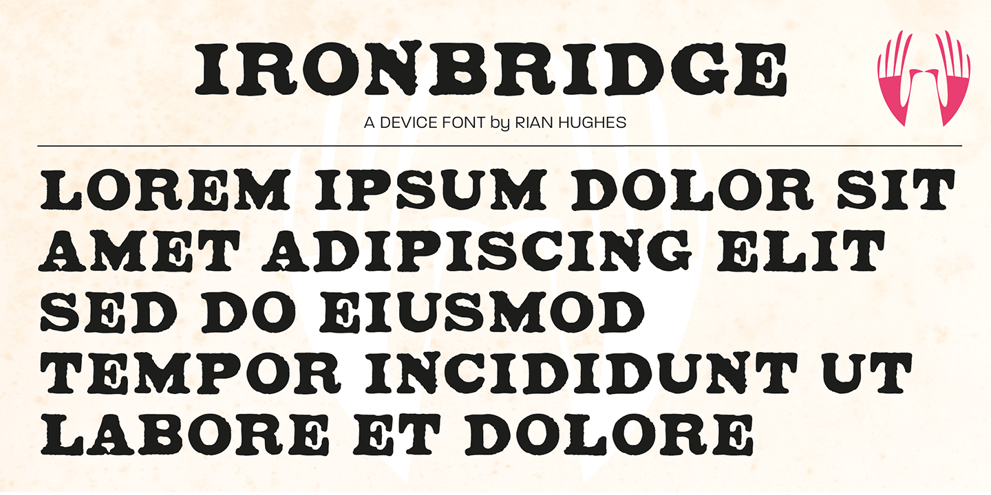 Ironbridge Font Poster #1