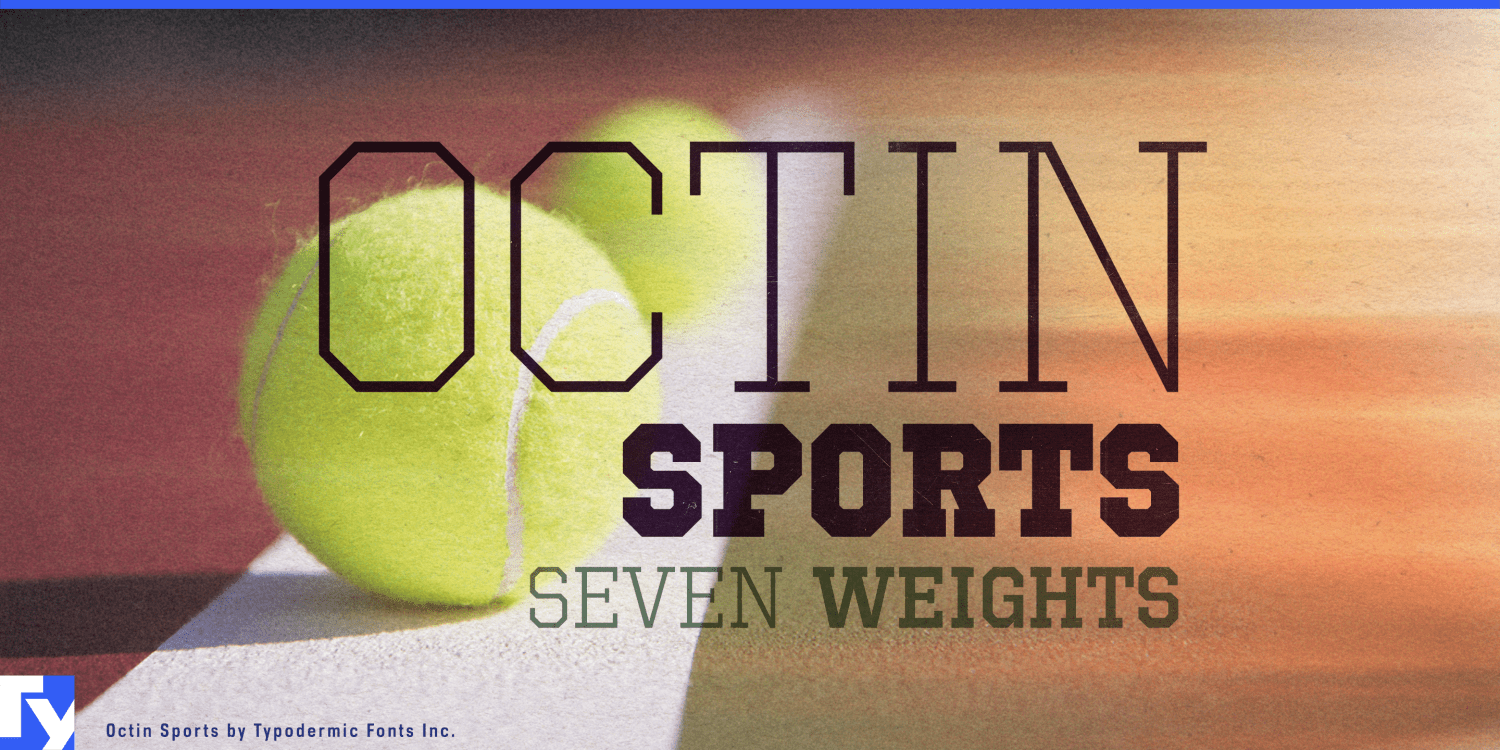 Octin Sports Font Poster #1