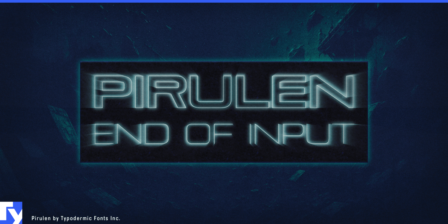 Pirulen Font Poster #1
