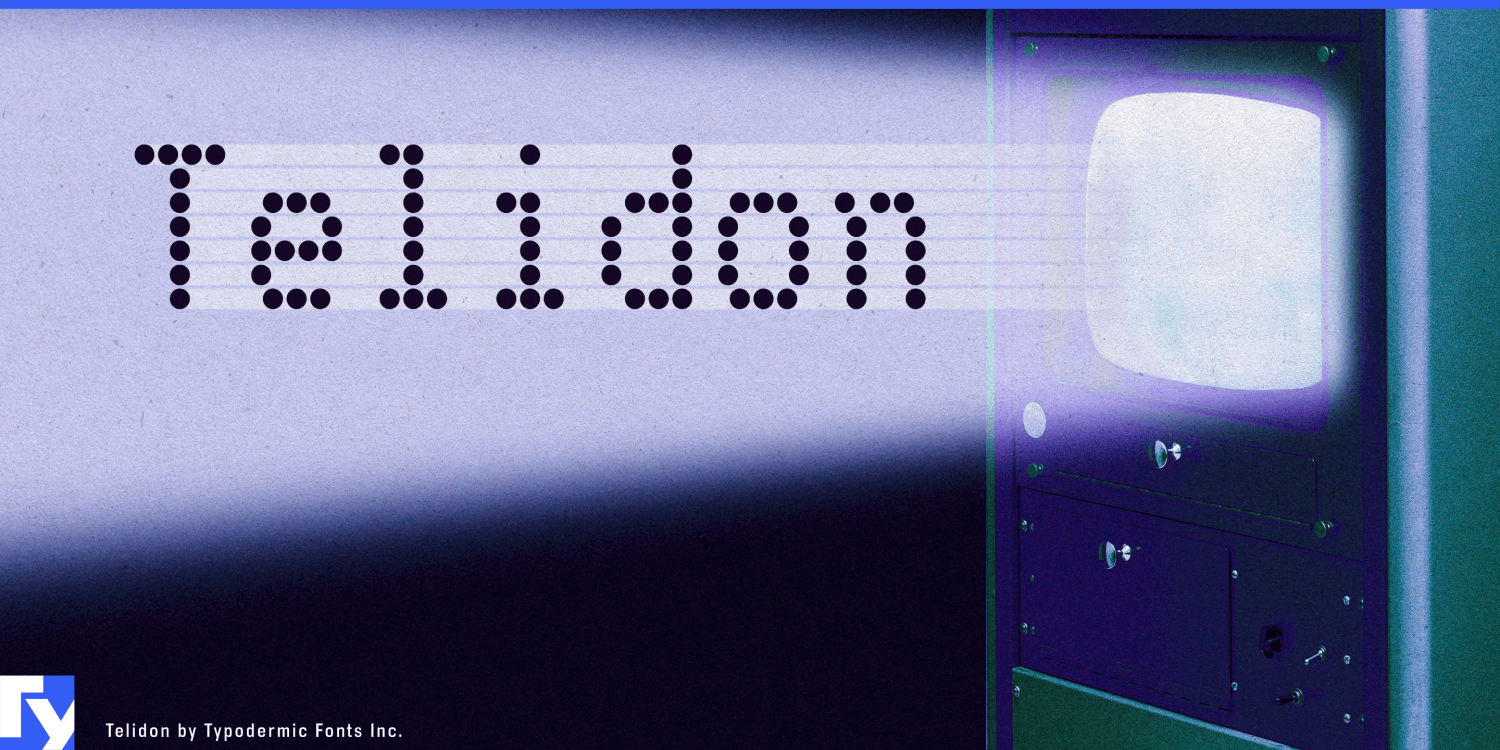 Telidon Font Poster #1
