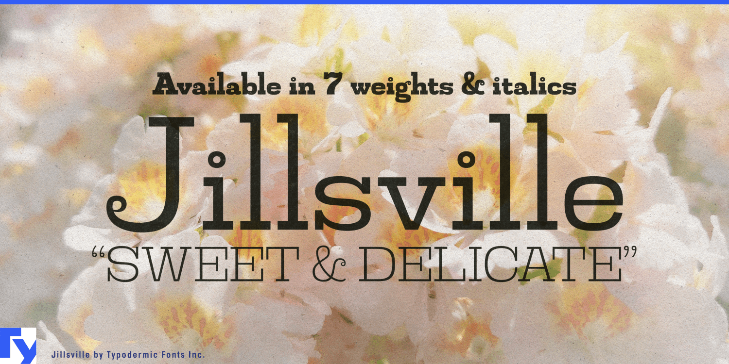 Jillsville Font Poster #1