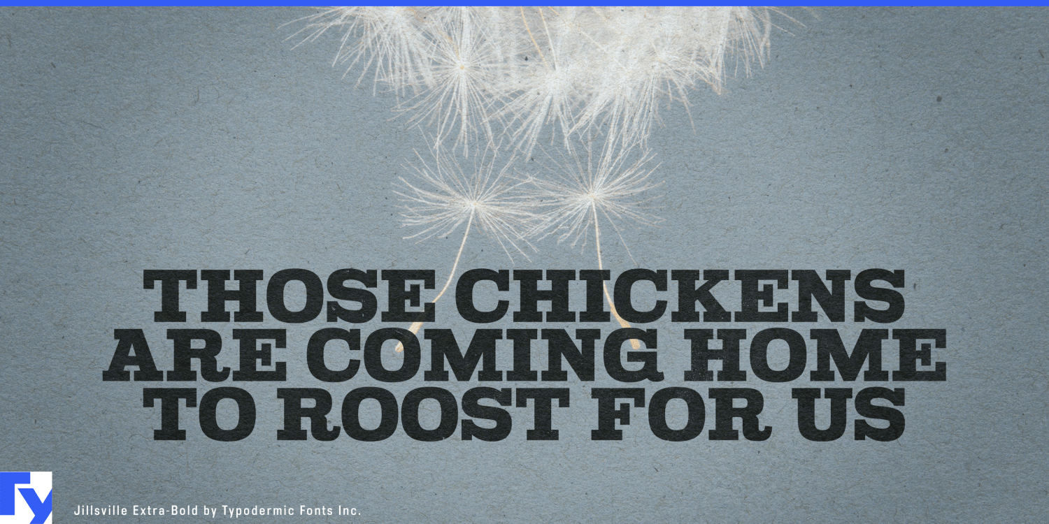 Jillsville Font Poster #1