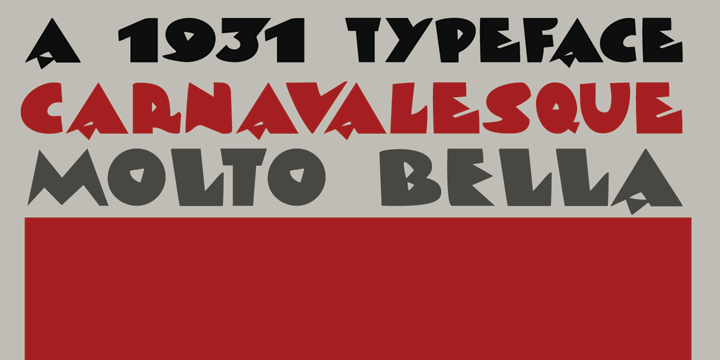 Viareggio Font Poster #1