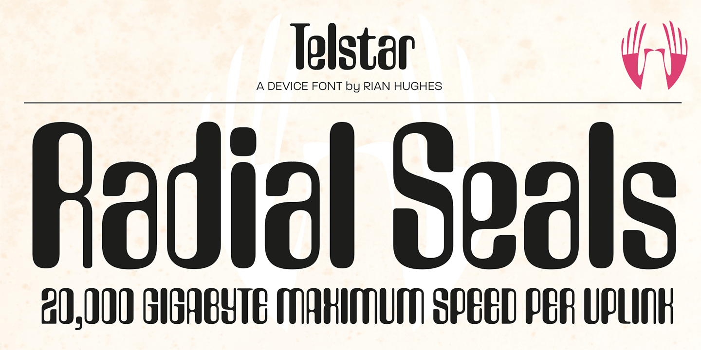 Telstar Font Poster #1