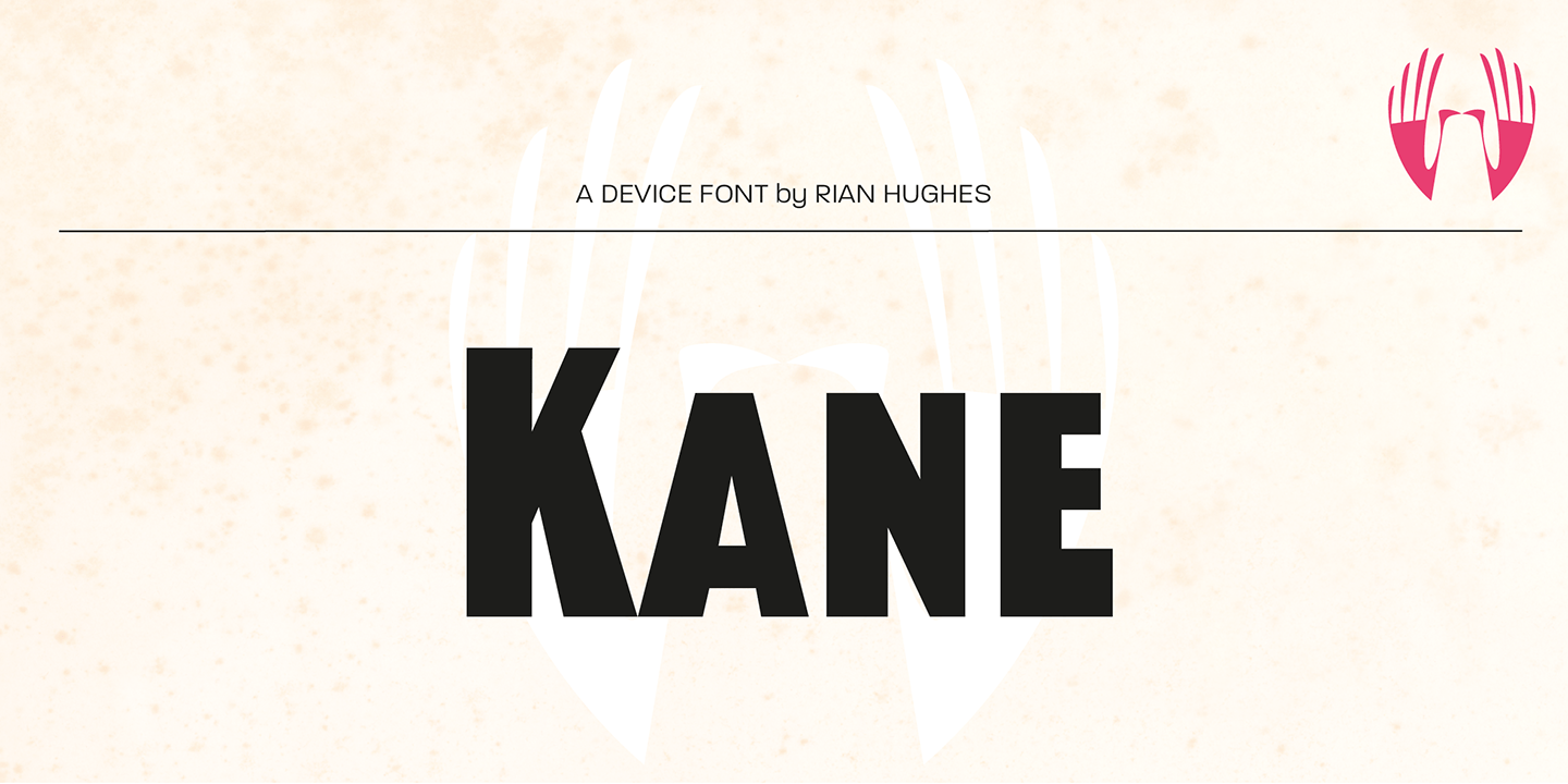 Kane Font Poster #1