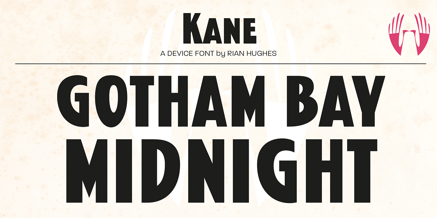 Kane Font Poster #1