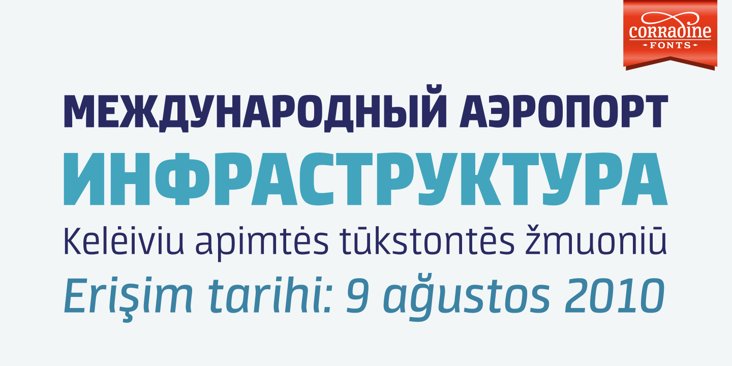 Neuron Angled Font Poster #1
