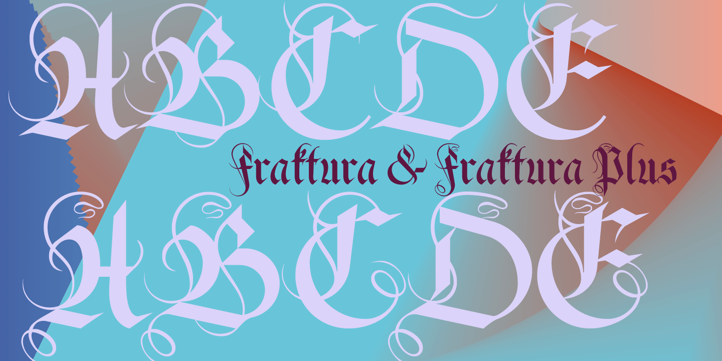 Fraktura Font Poster #1