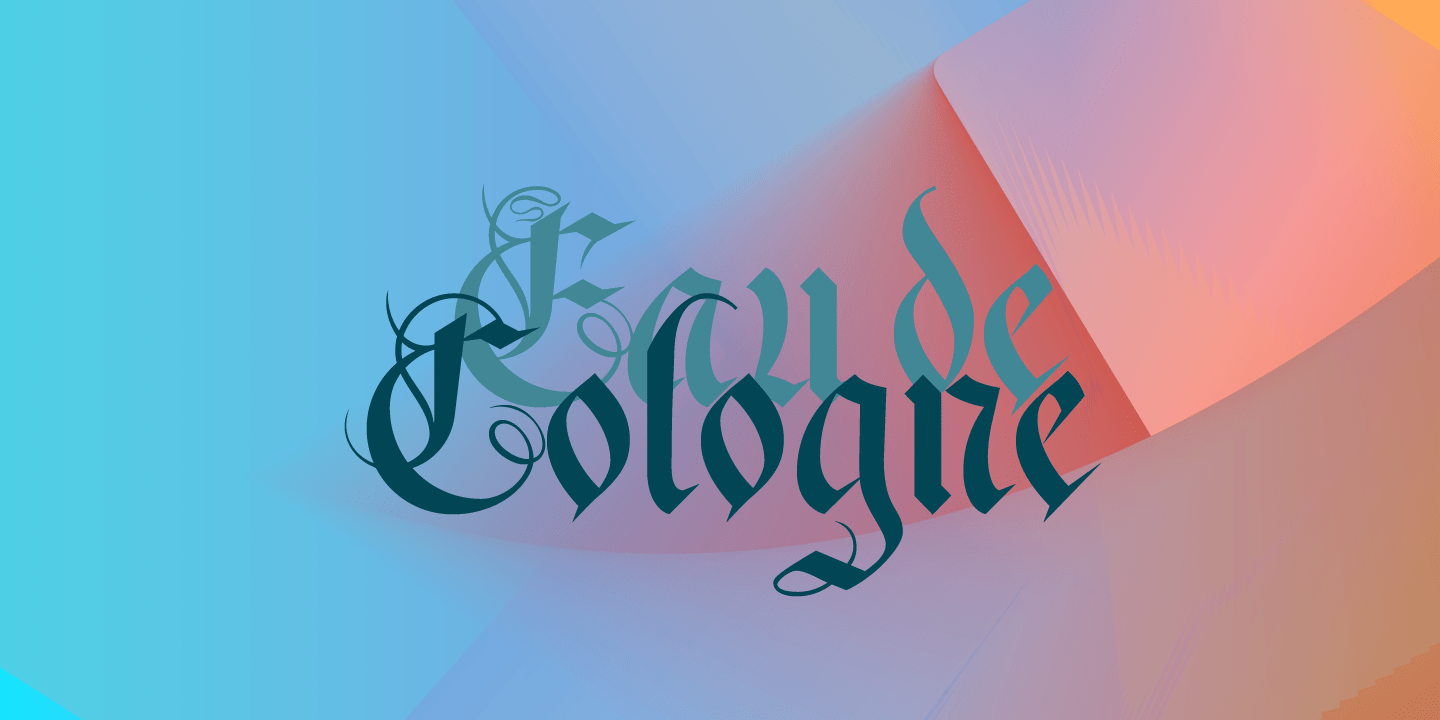 Fraktura Font Poster #1