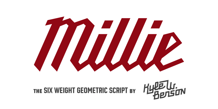 Millie Font Poster #1
