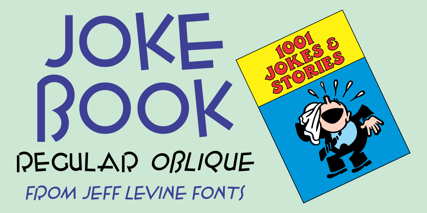 Joke Book Font Poster #1