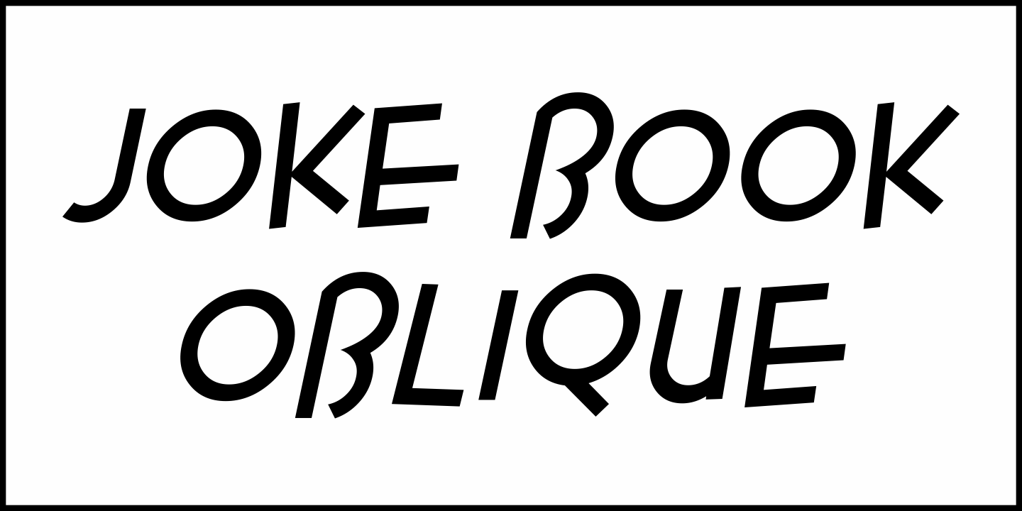 Joke Book Font Poster #1