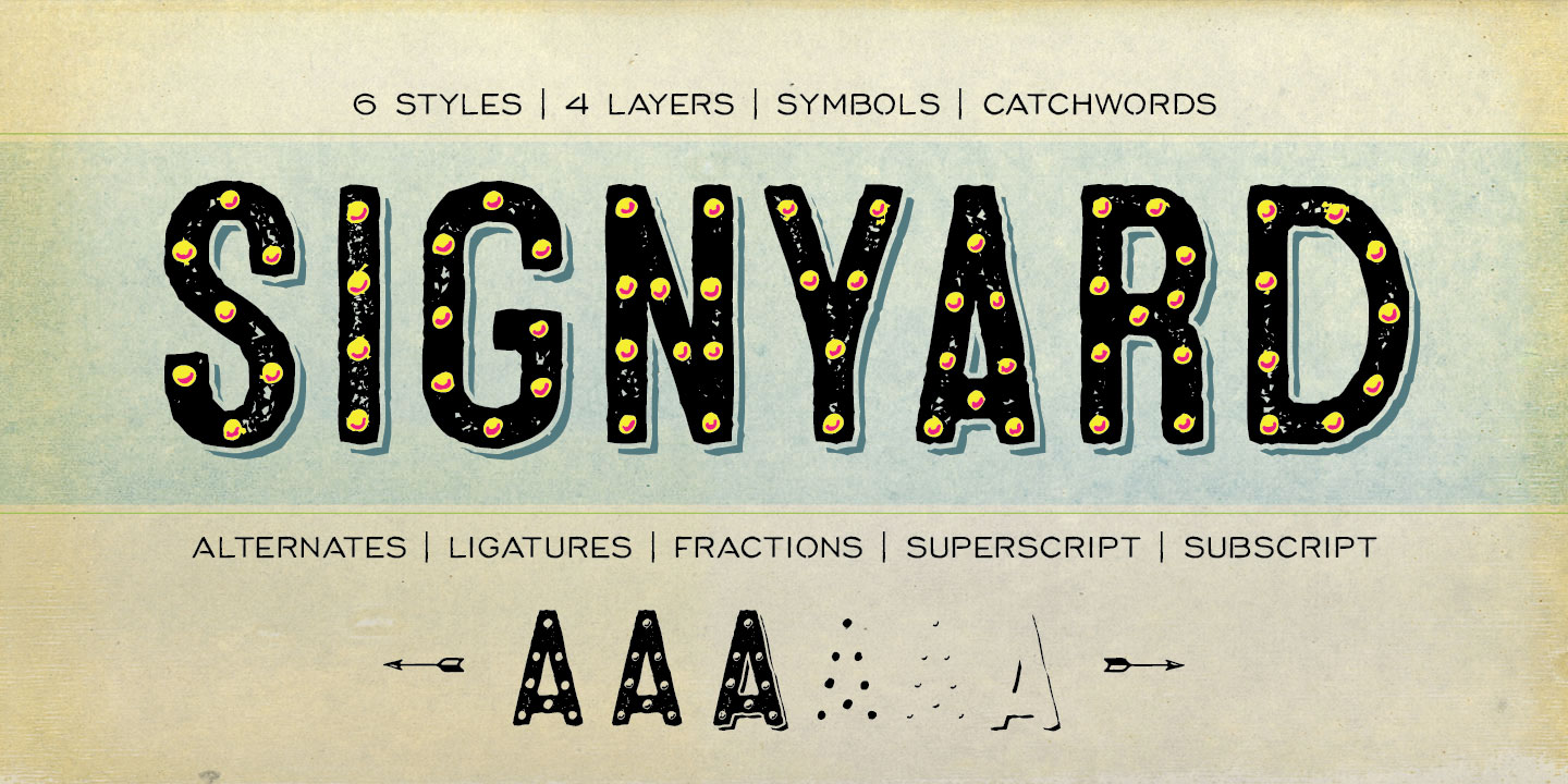 Signyard Font Poster #1