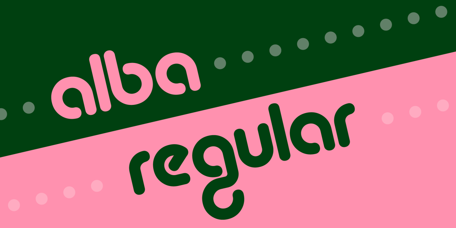 Alba Regular Font Poster #1